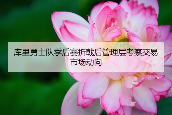 库里勇士队季后赛折戟后管理层考察交易市场动向